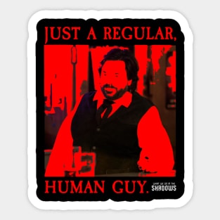 Lucky Brew's Bar and Grill Jackie Daytona Regular Human Bartender Sticker